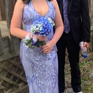 B. Darlin Sequin Prom Dress bought through Dillards